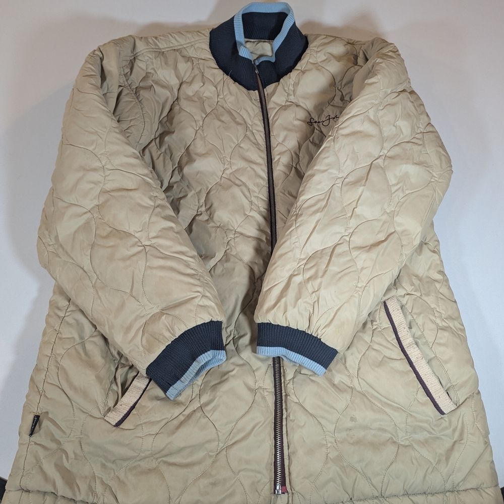 Sean John Beige XXL Y2KQuilted Puffer Jacket **Blemish**